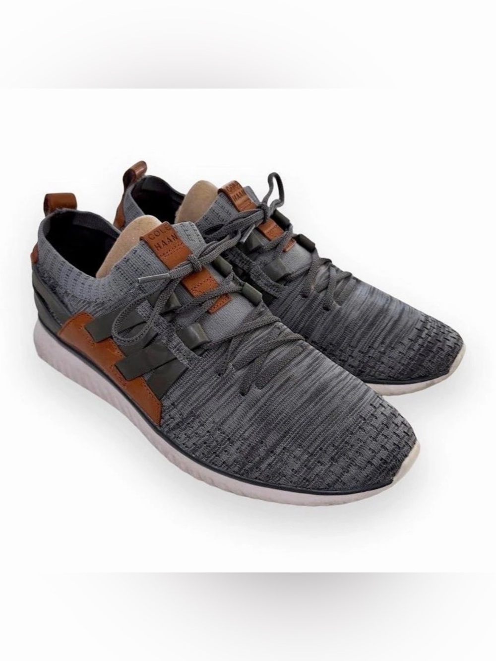 Cole Haan Generation Zerogrand Stitchlite Men's Gray & Brown Sneakers